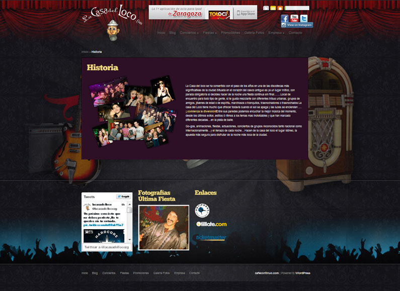 La Casa del Loco web